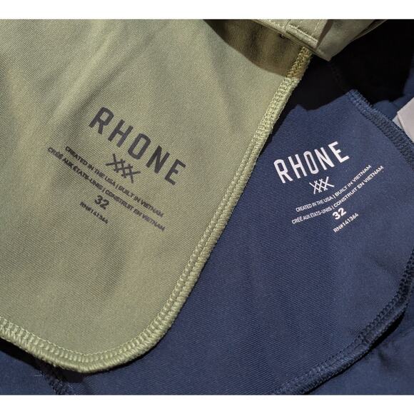 Rhone Pants Mens 32 Green Blue Commuter Performance Classic Straight Fit Lot - Picture 12 of 14